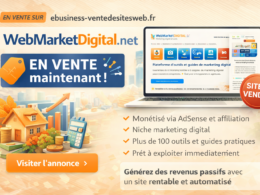 Plateforme de vente de sites internet