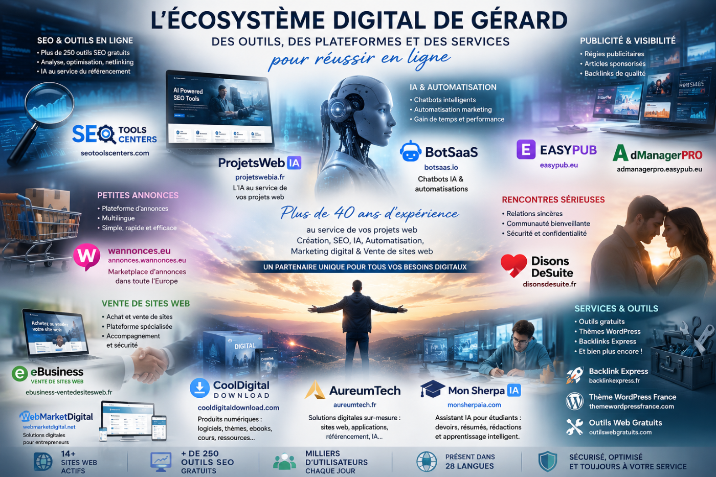 20 sites web à vendre